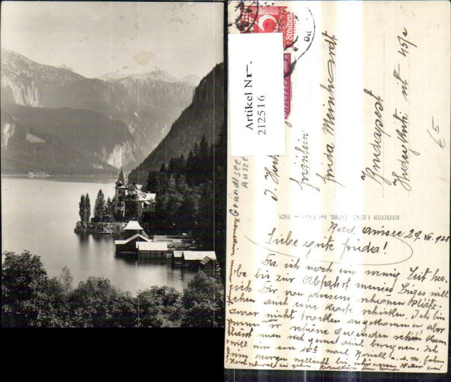 Alte Ansichtskarte – Old Postcard