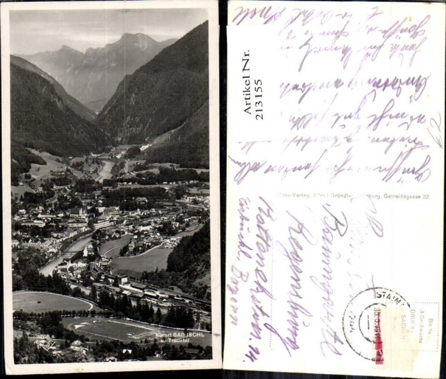 213155,Bad Ischl Totale u. Trauntal
