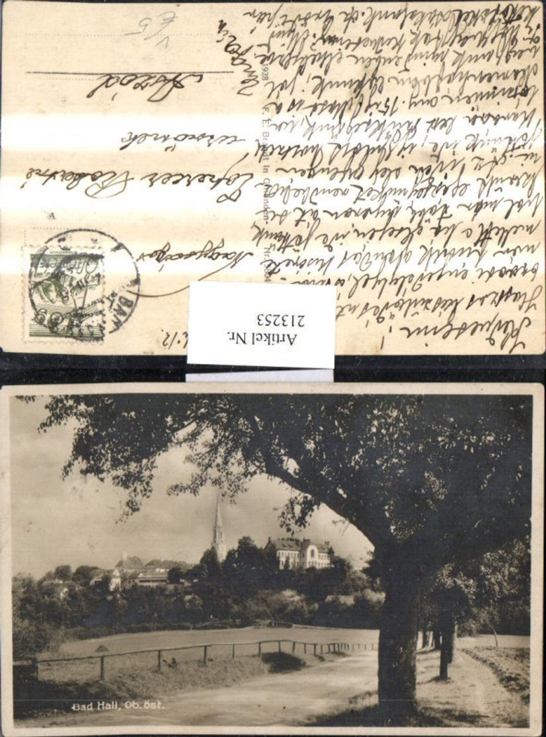 213253,Bad Hall Teilansicht Partie pub Brandt 3804