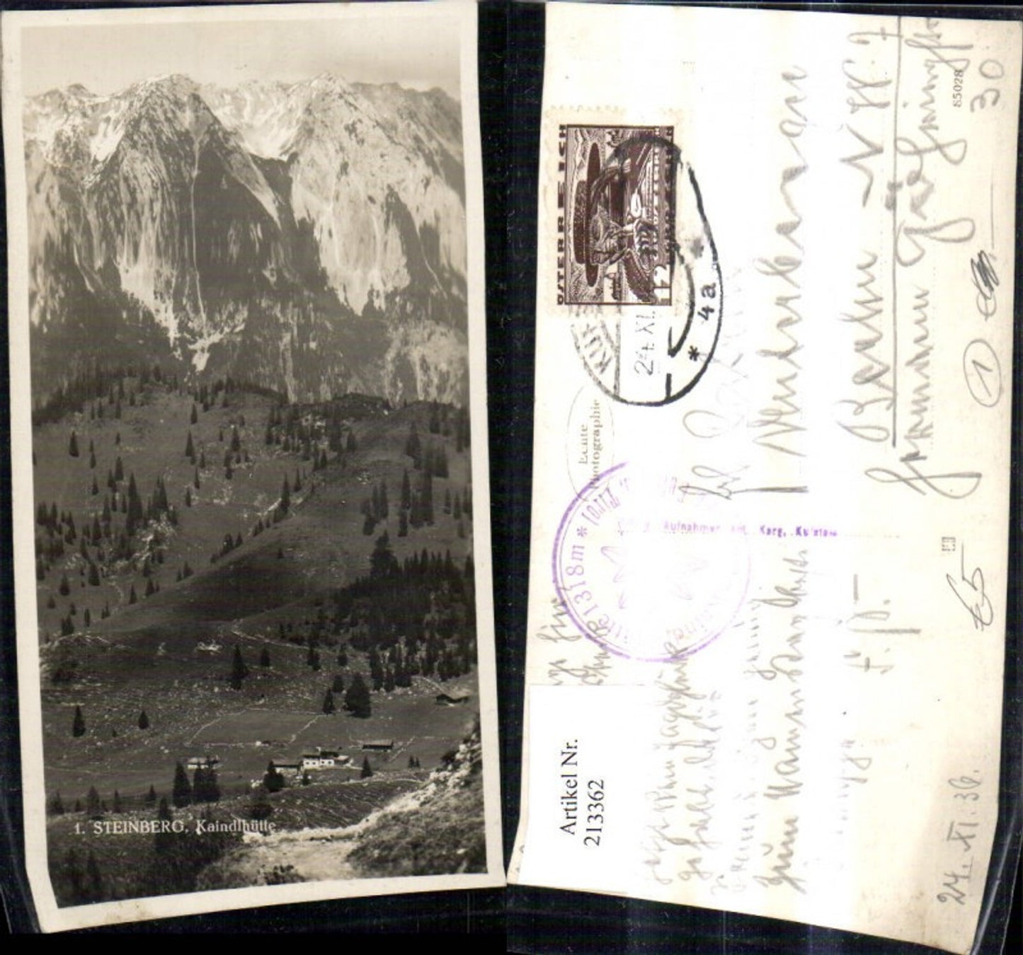 Alte Ansichtskarte – Old Postcard