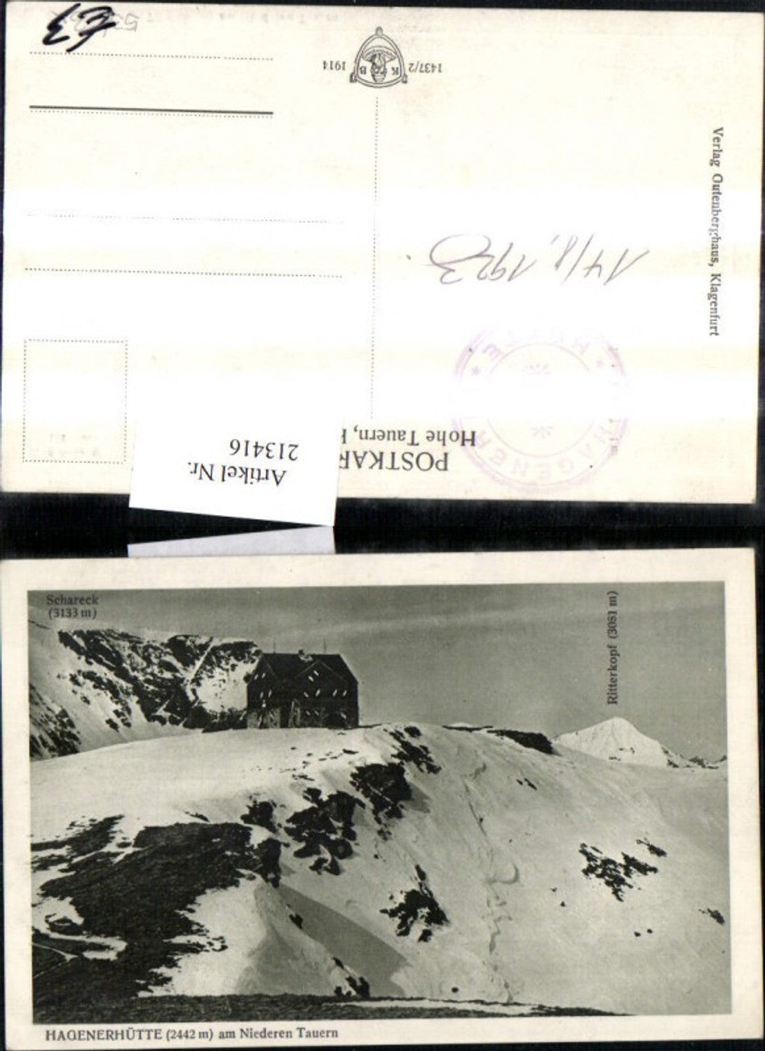 Alte Ansichtskarte – Old Postcard