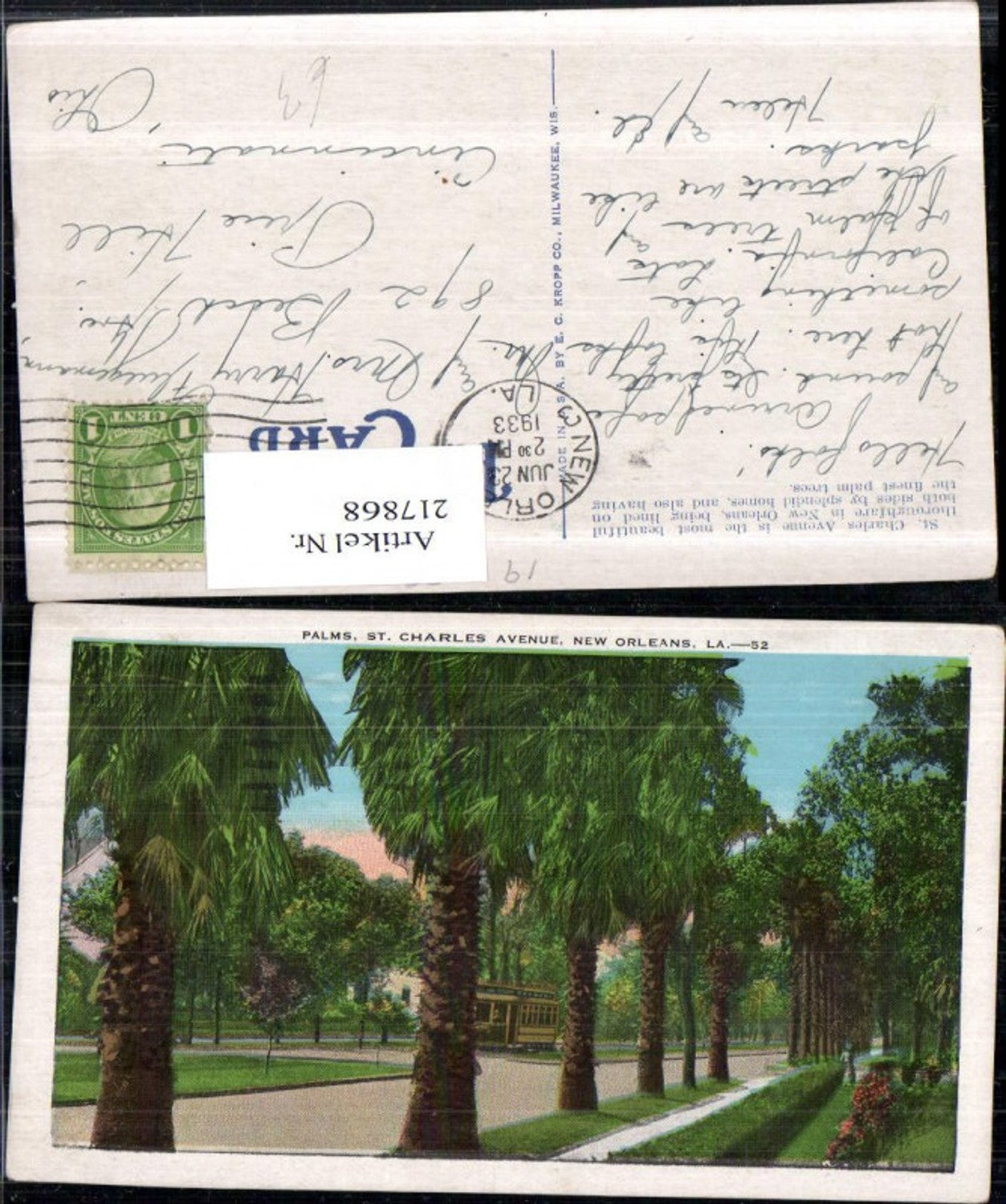 Alte Ansichtskarte – Old Postcard