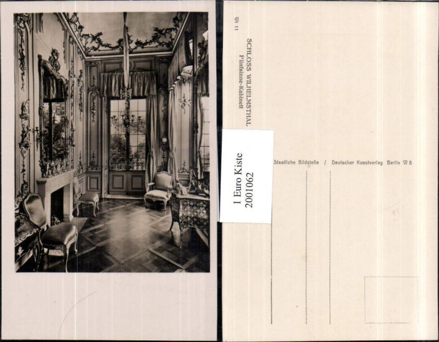 2001062,Schloss Wilhelmsthal Fünfsinne-Kabinett Innenansicht