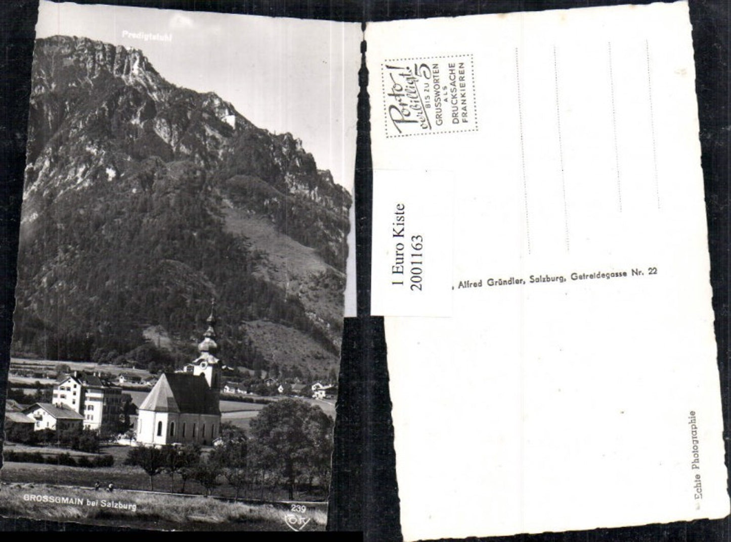 2001163,Großgmain b. Salzburg Teilansicht Kirche