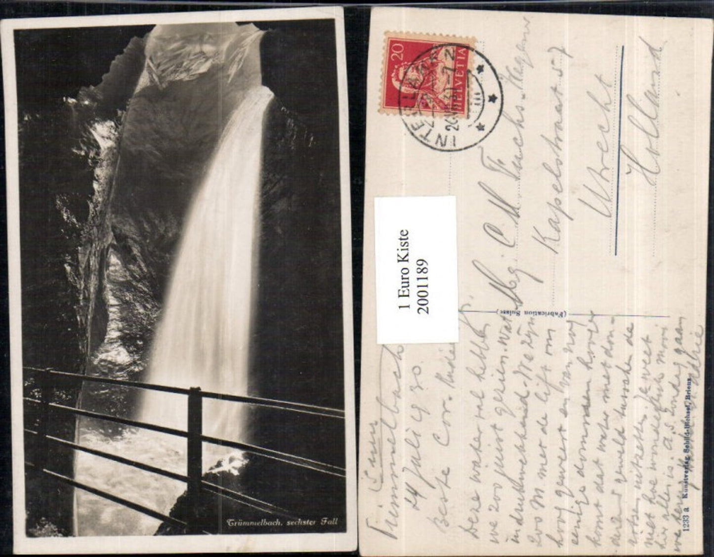 2001189,Trümmelbach Wasserfall sechster Fall