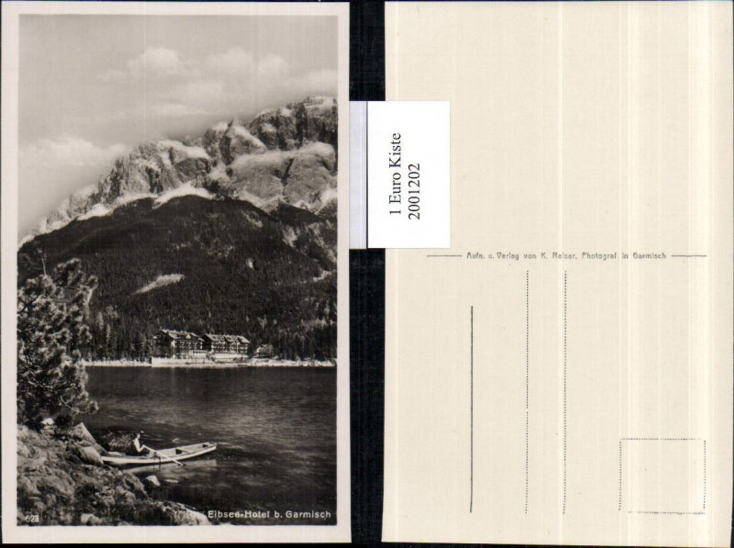 2001202,Eibsee Hotel b. Garmisch Partie