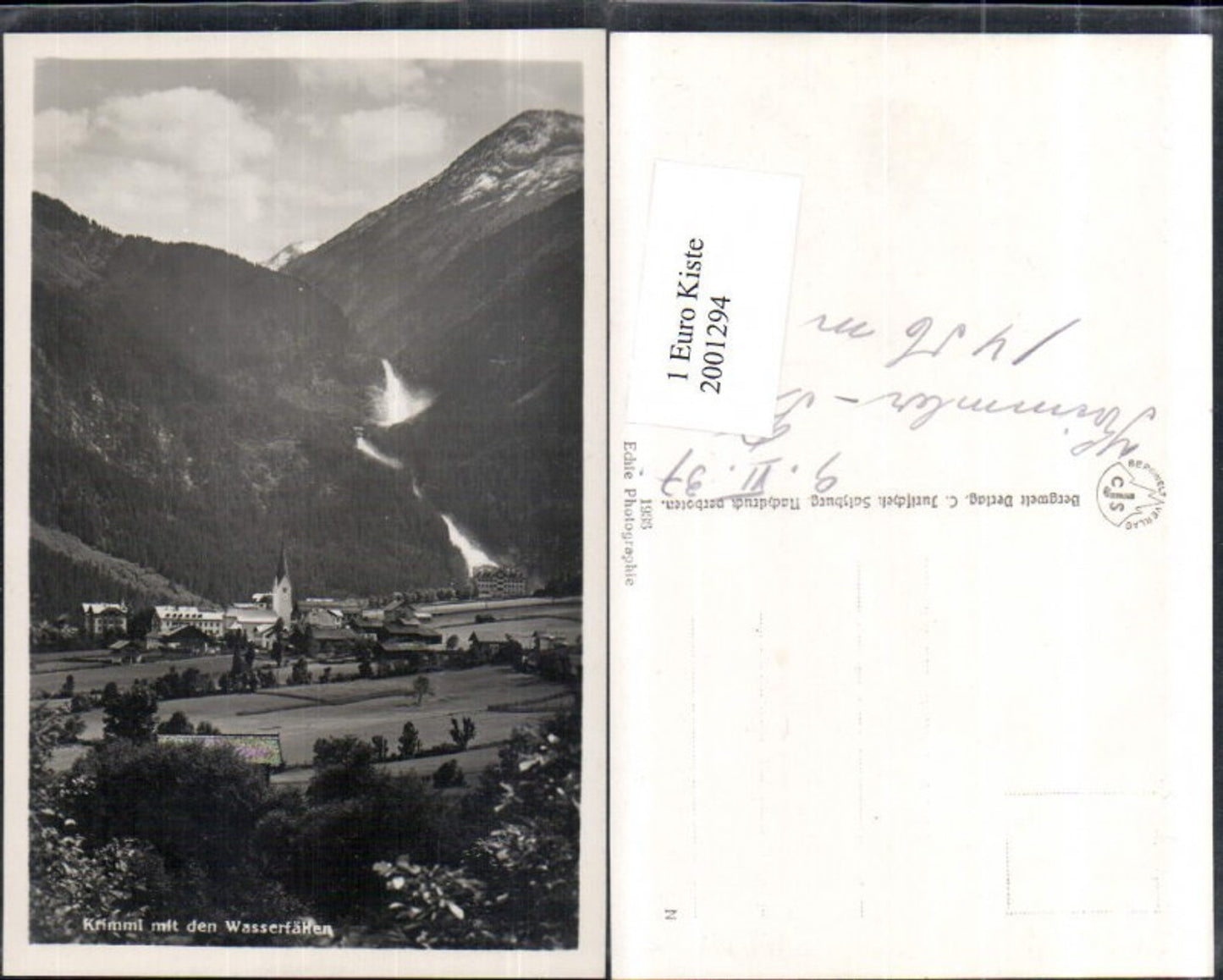 2001294,Krimml Teilansicht m. d. Wasserfälle