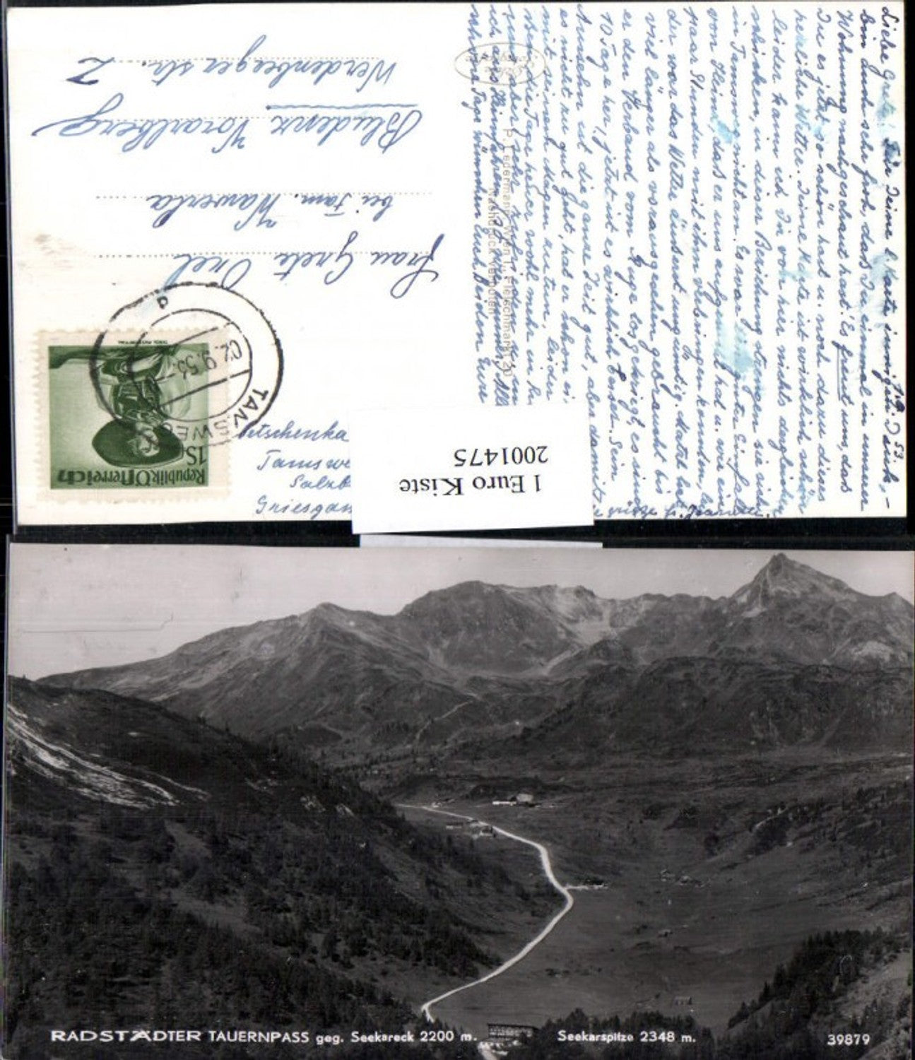 2001475,Radstädter Tauernpass geg. Seekareck u. Seekarspitze