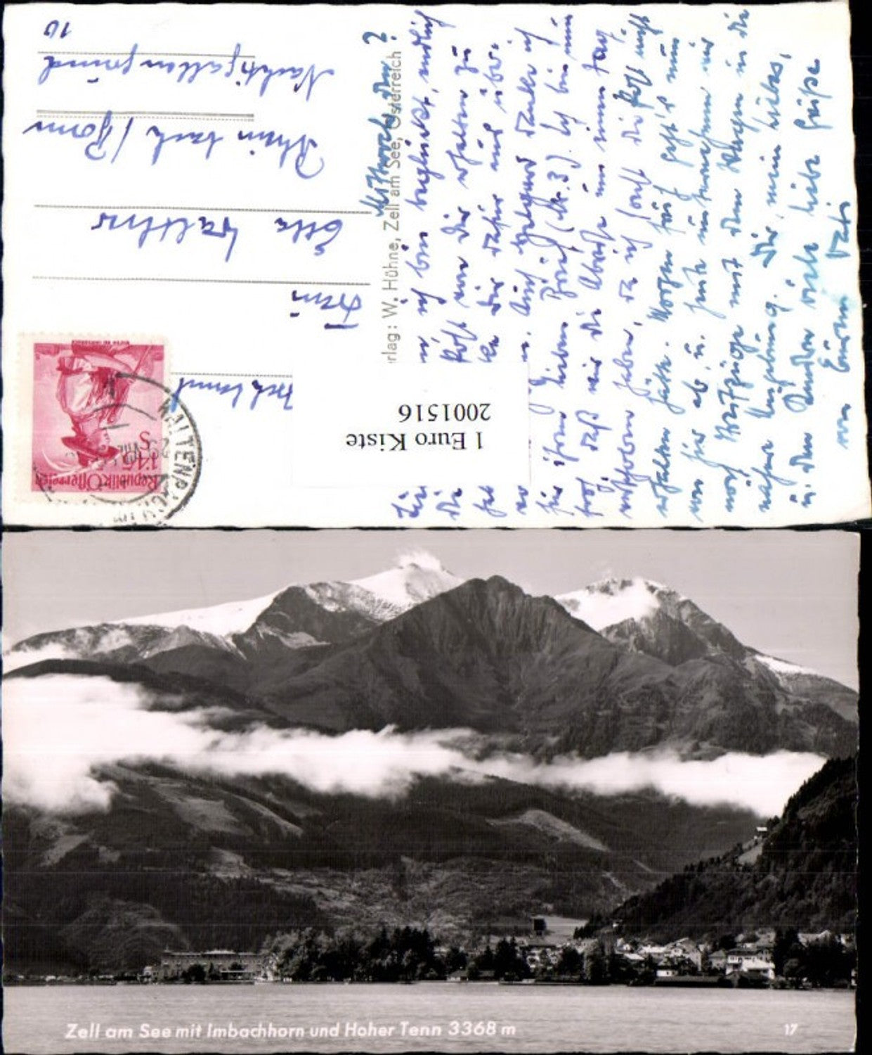 2001516,Zell am See Teilansicht m. Imbachhorn u. Hoher Tenn