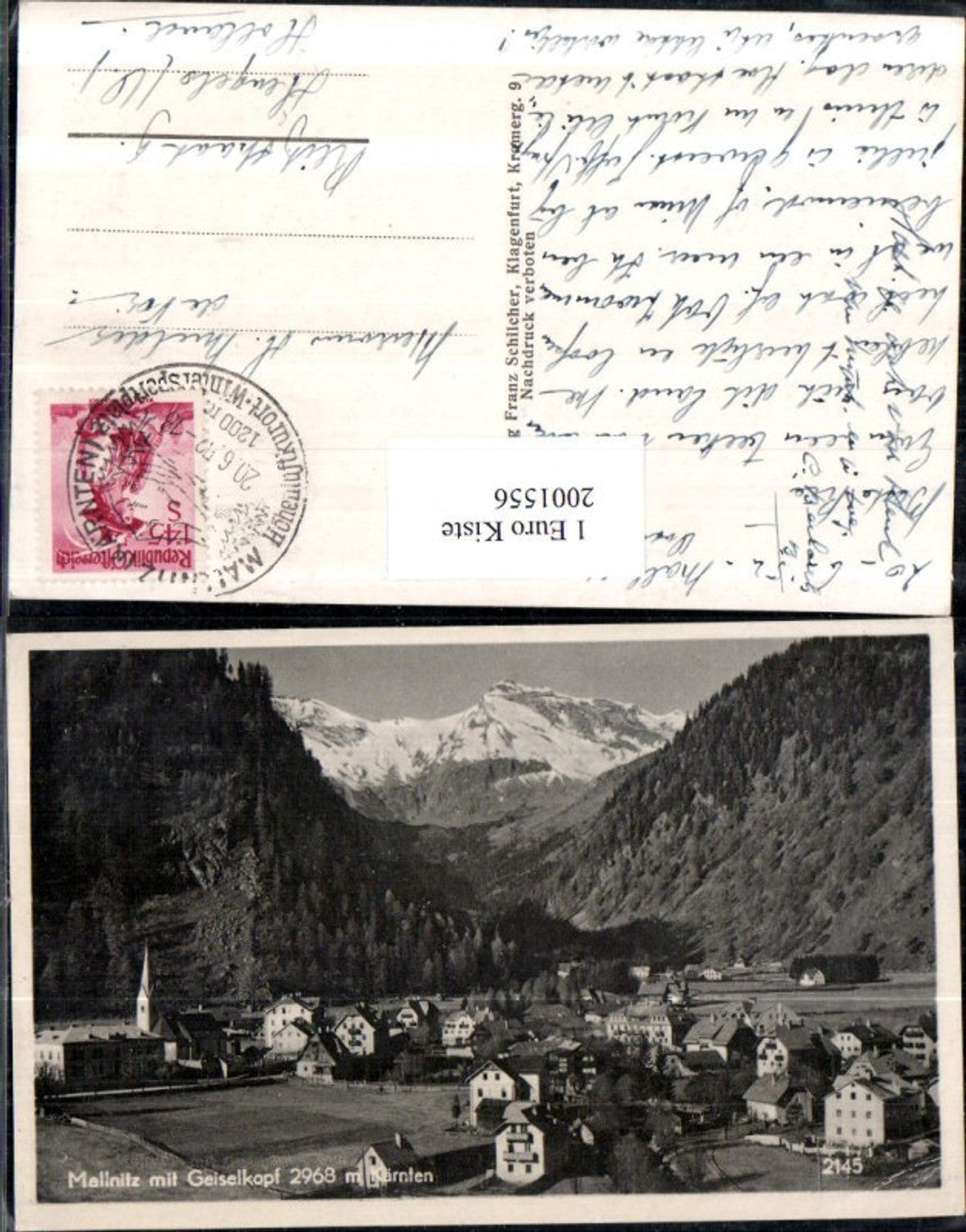 2001556,Mallnitz Totale m. Geiselkopf