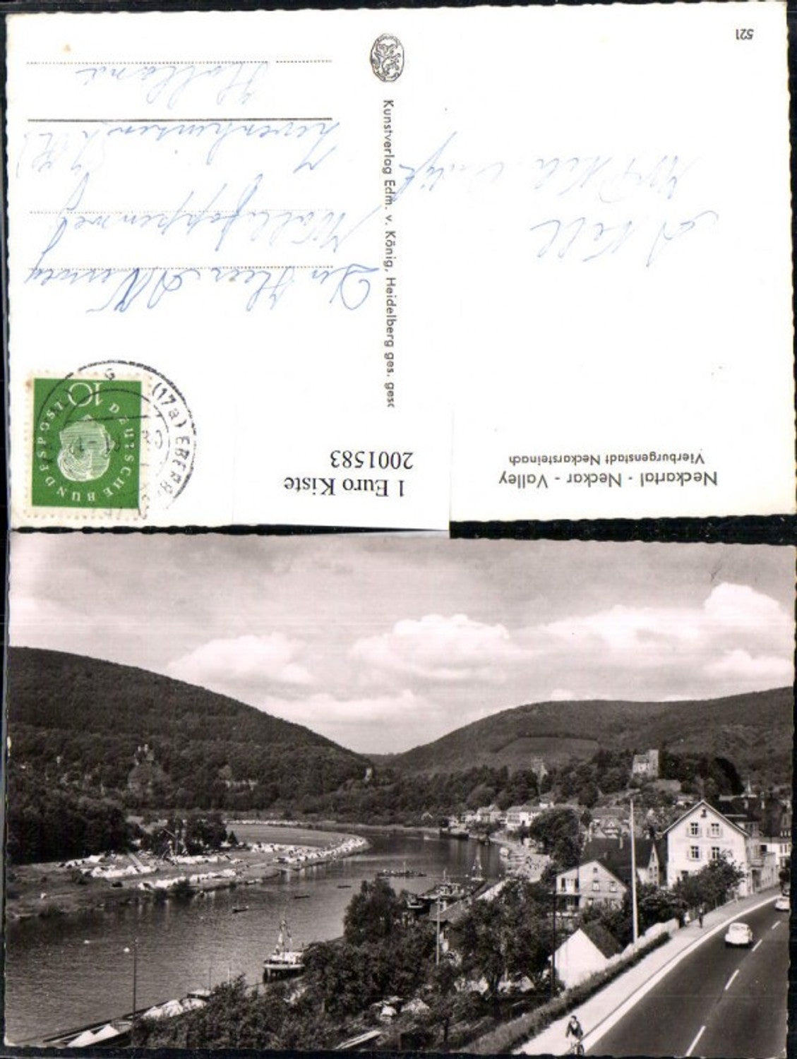 2001583,Neckartal Neckar Valley Vierburgenstadt Neckarsteinach Teilansicht