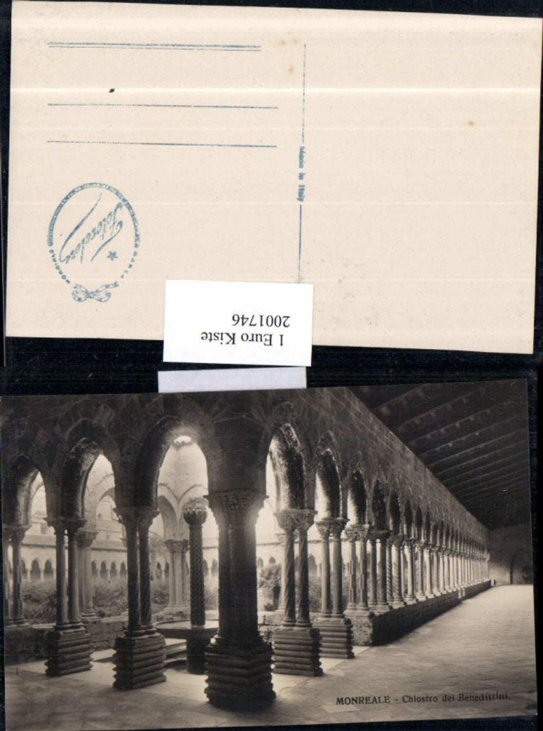 2001746,Monreale Chiostro die Benedittini Arkaden