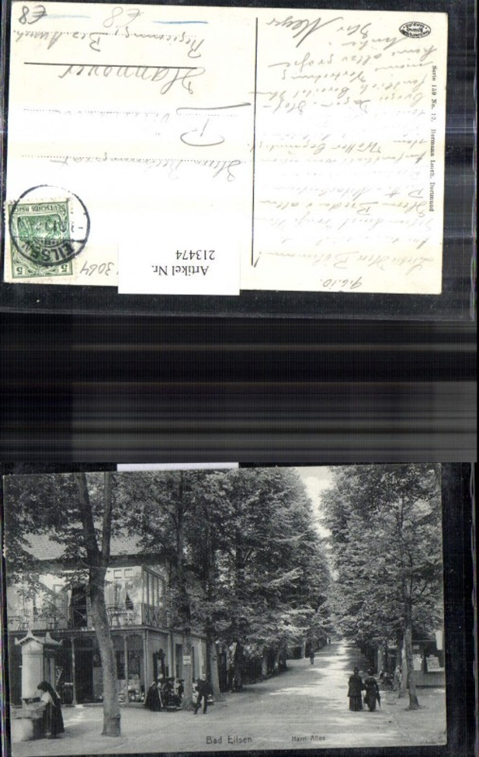 213474,Bad Eilsen Harri Allee m. Personen