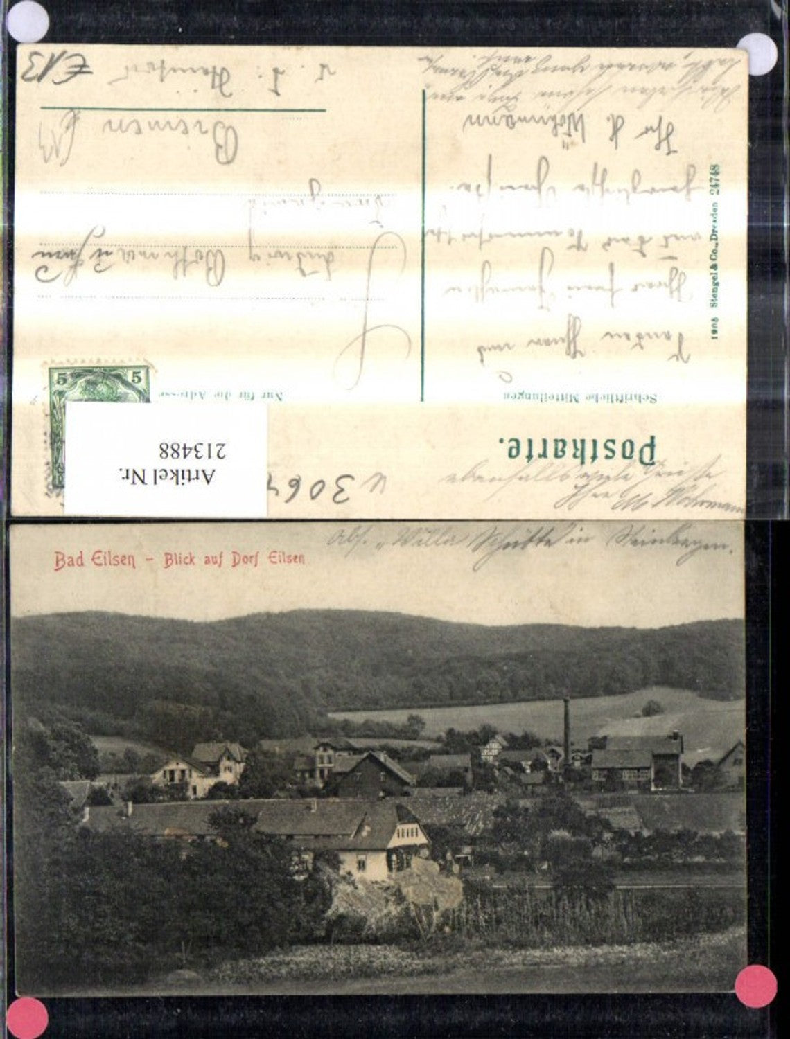 213488,Bad Eilsen Blick a. Dorf Eilsen