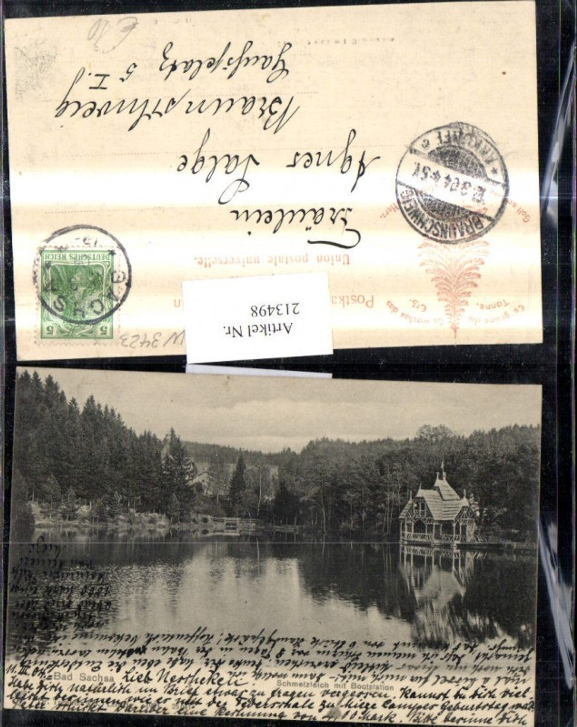 213498,Bad Sachsa Schmelzteich m. Bootstation