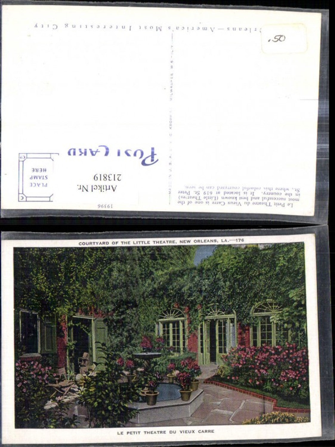 Alte Ansichtskarte – Old Postcard