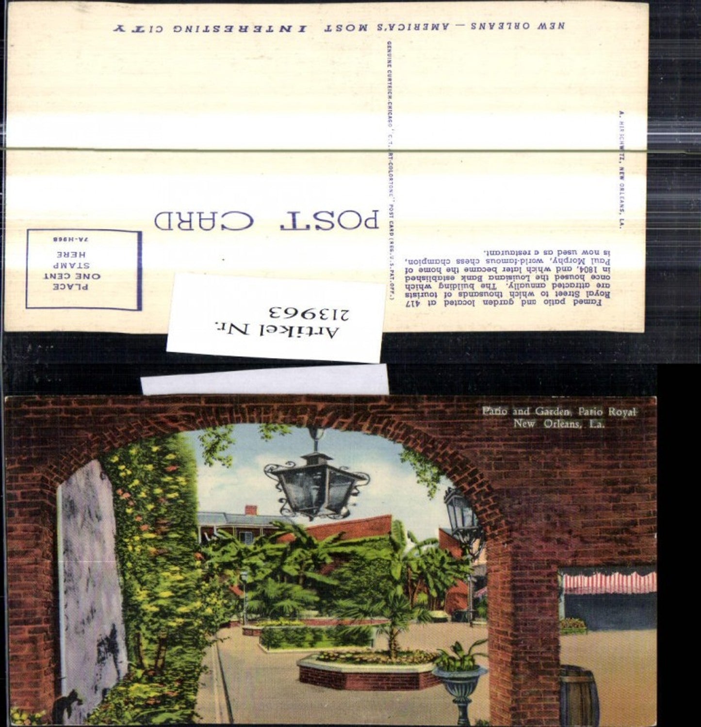 Alte Ansichtskarte – Old Postcard