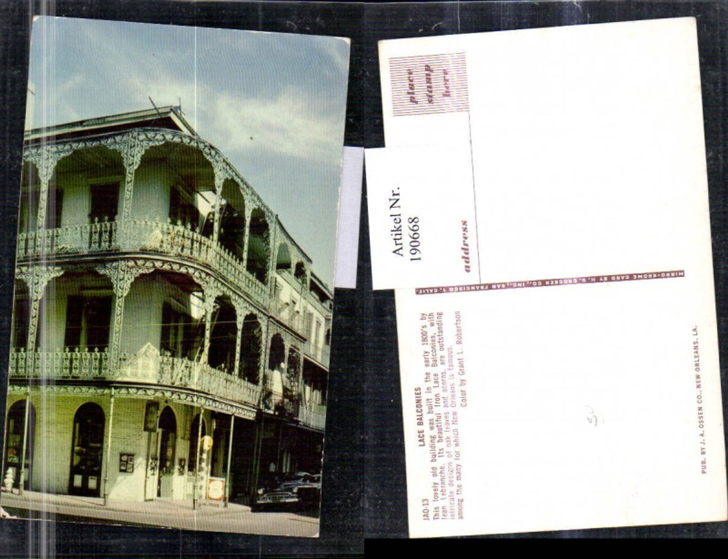 Alte Ansichtskarte – Old Postcard
