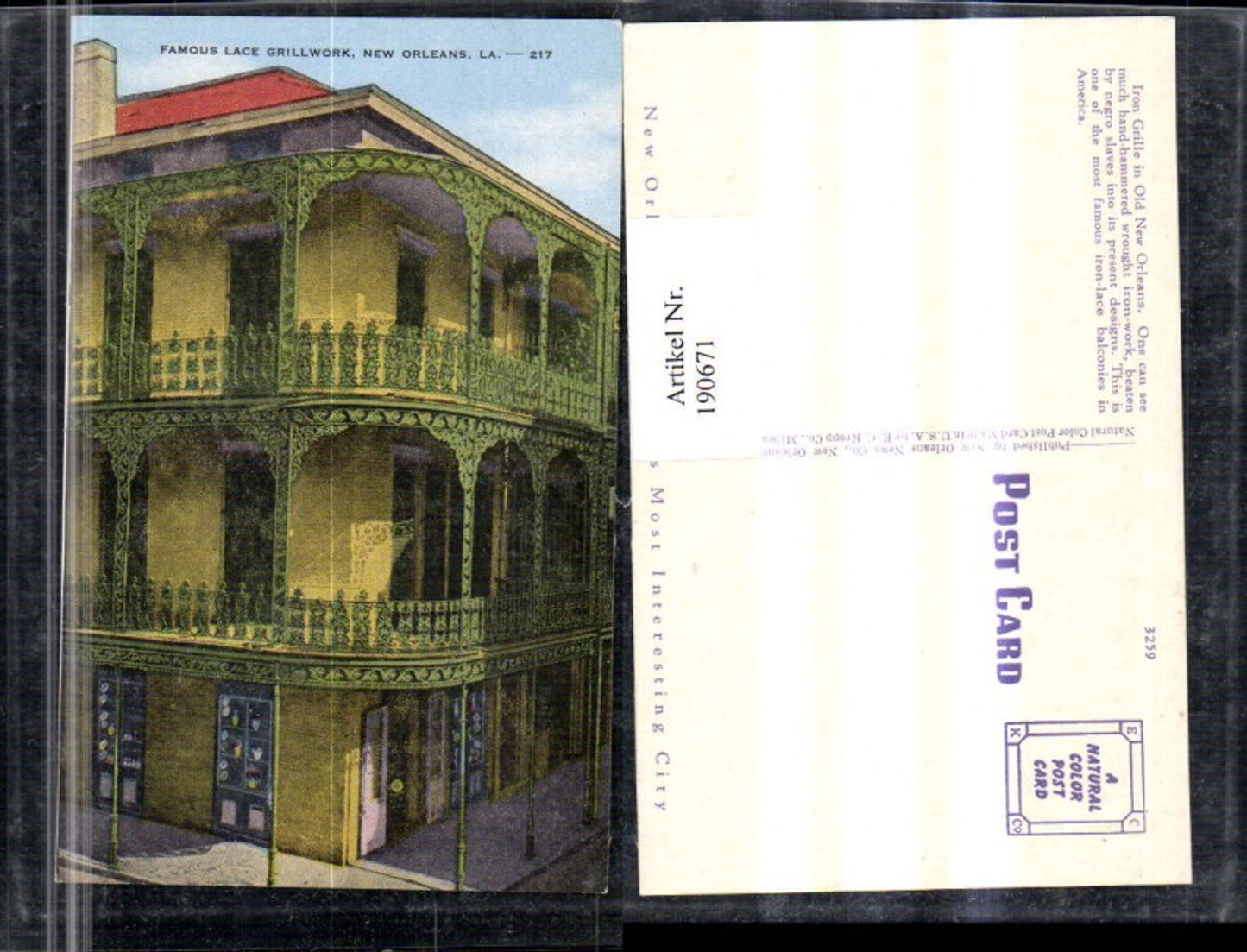Alte Ansichtskarte – Old Postcard