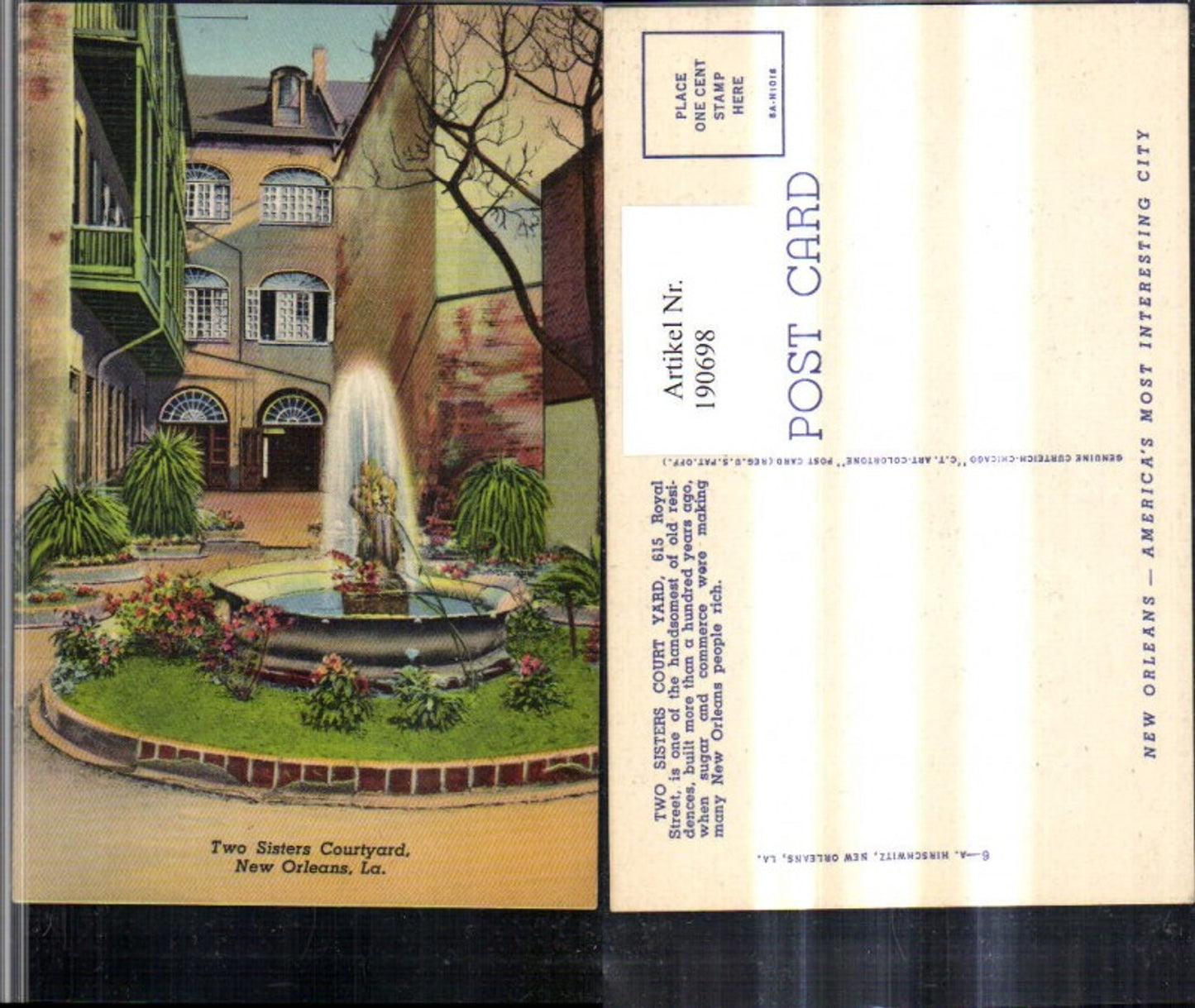 Alte Ansichtskarte – Old Postcard