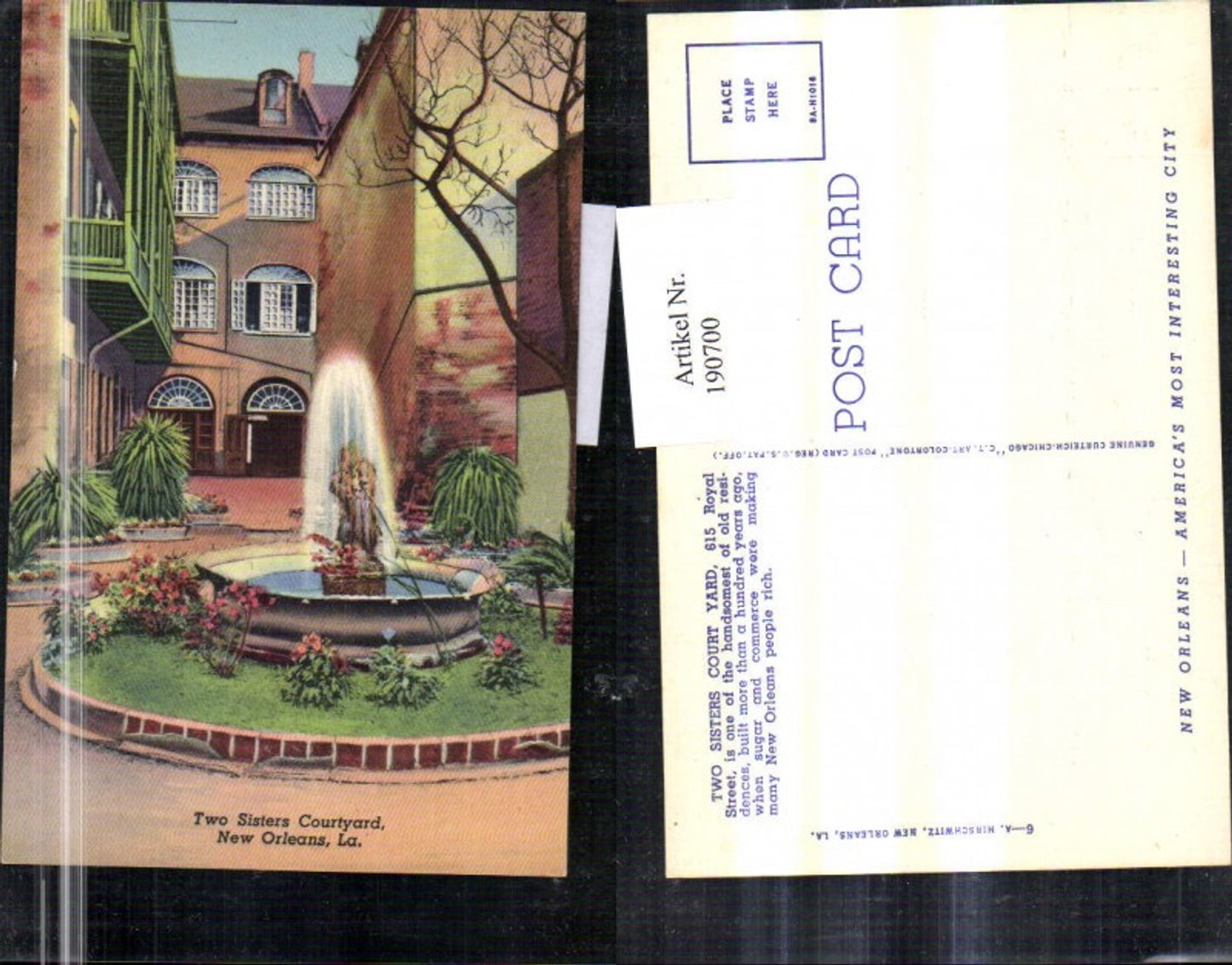 Alte Ansichtskarte – Old Postcard