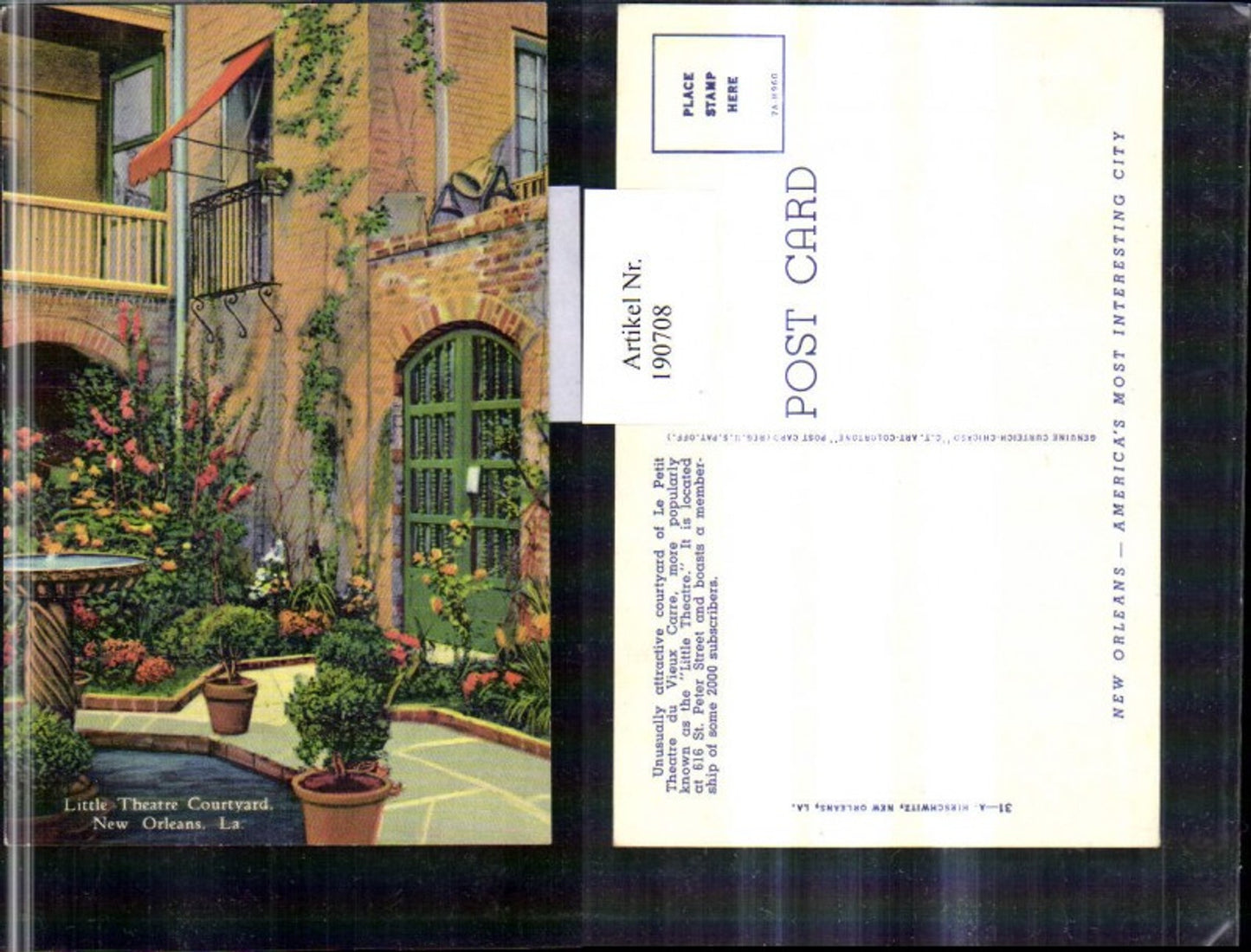 Alte Ansichtskarte – Old Postcard