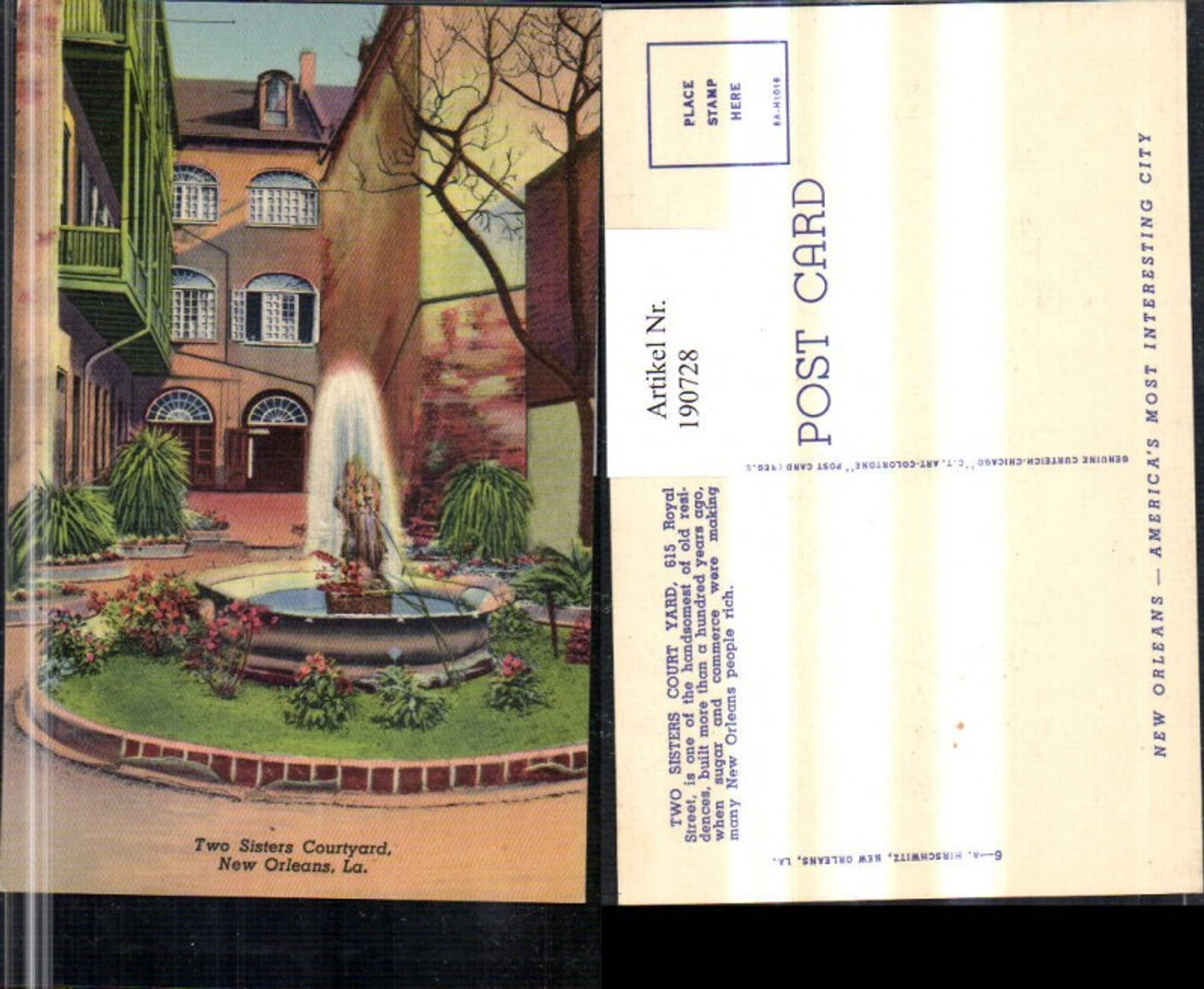 Alte Ansichtskarte – Old Postcard
