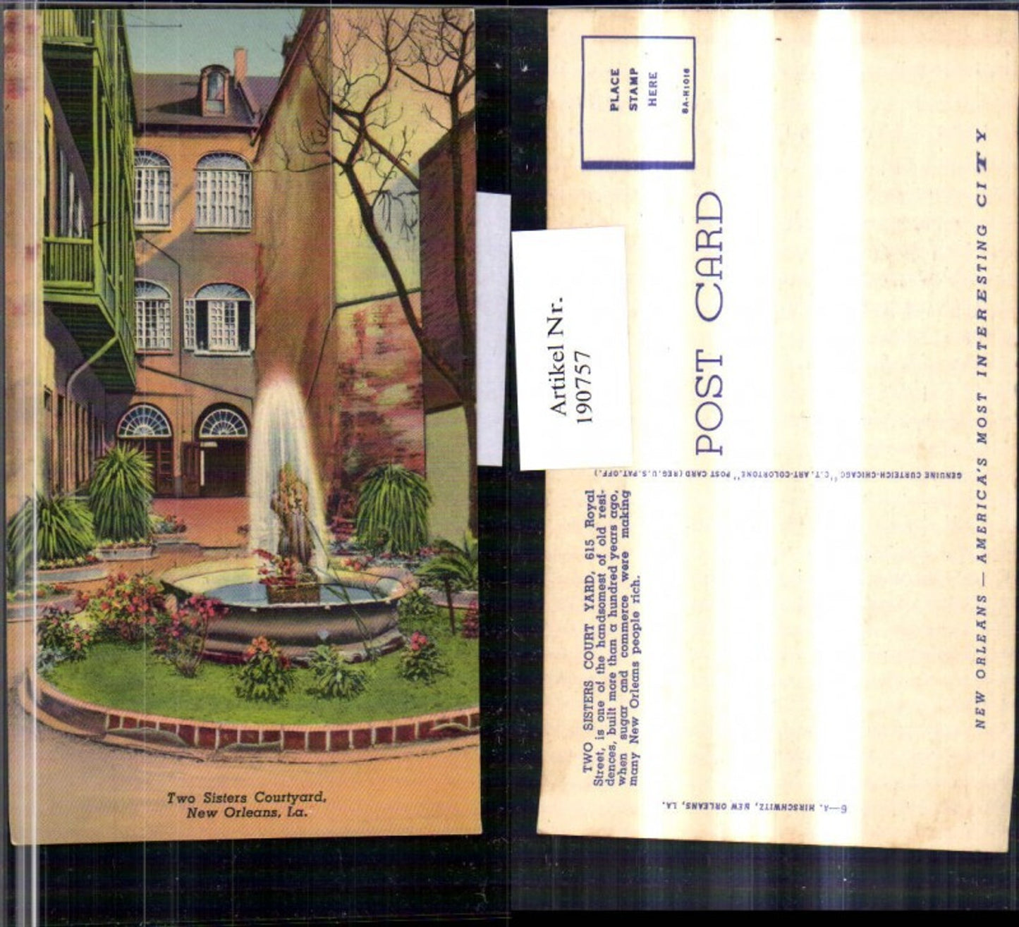 Alte Ansichtskarte – Old Postcard