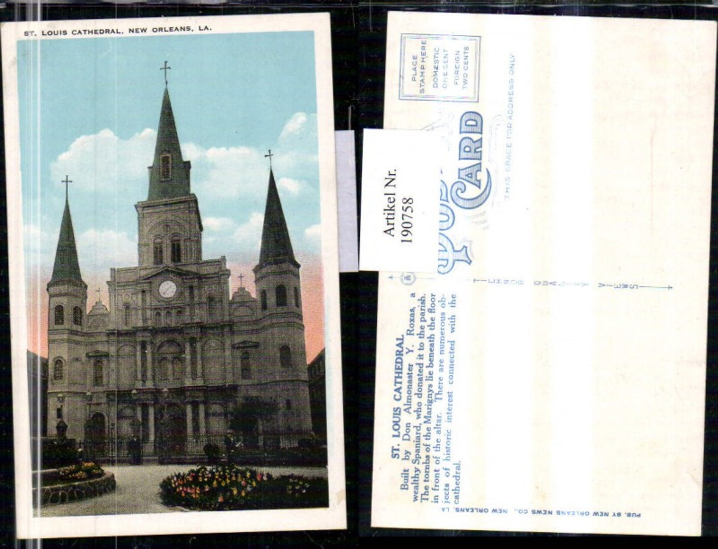 Alte Ansichtskarte – Old Postcard