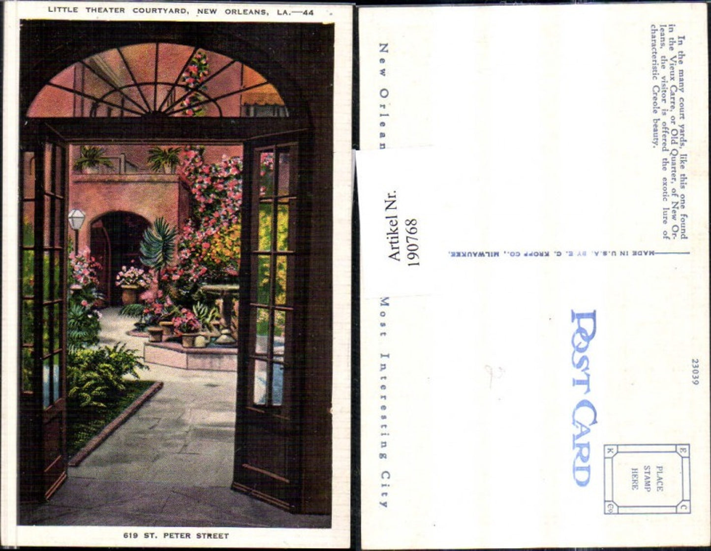 Alte Ansichtskarte – Old Postcard