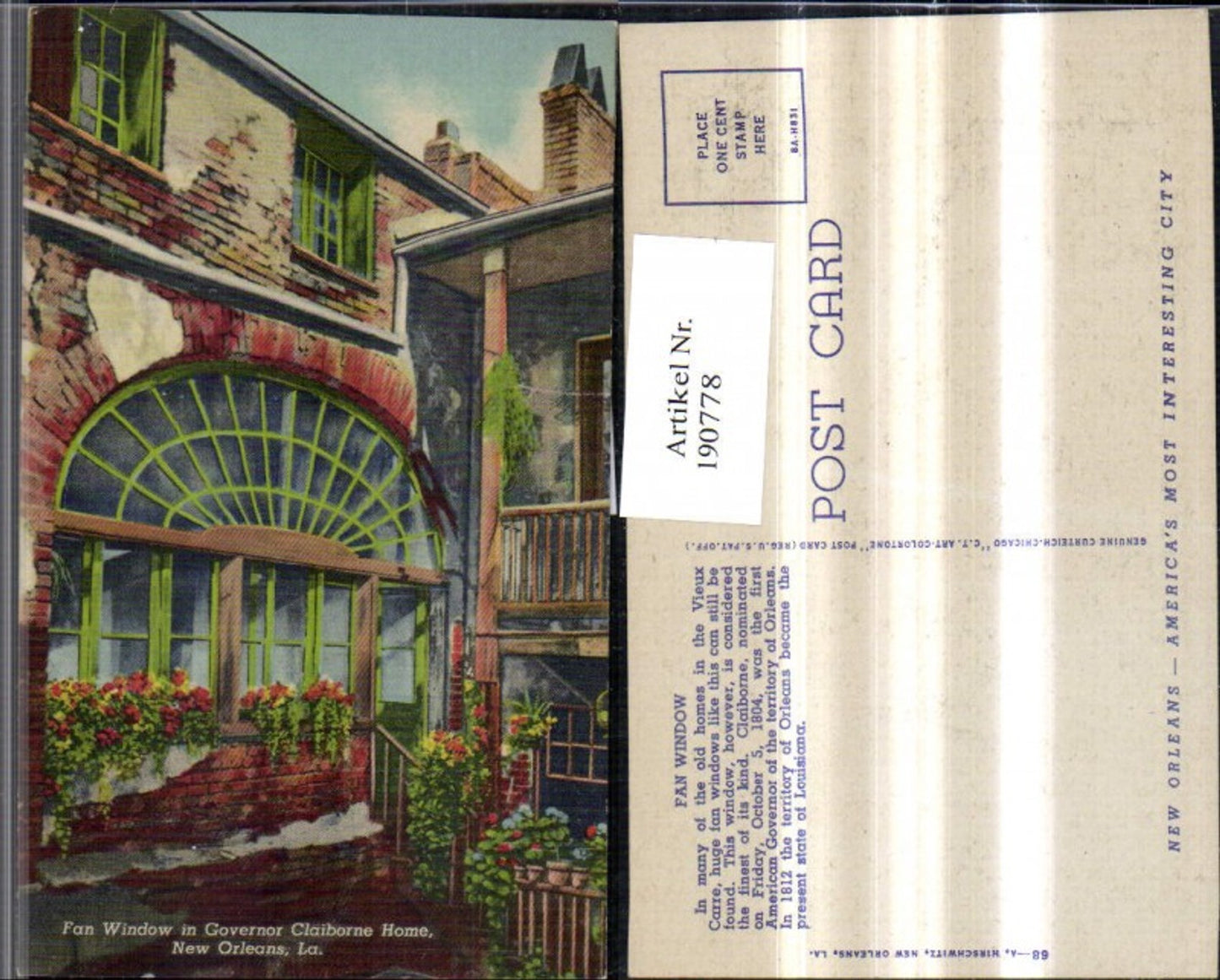 Alte Ansichtskarte – Old Postcard