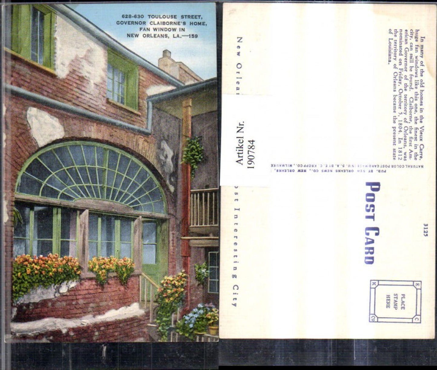 Alte Ansichtskarte – Old Postcard