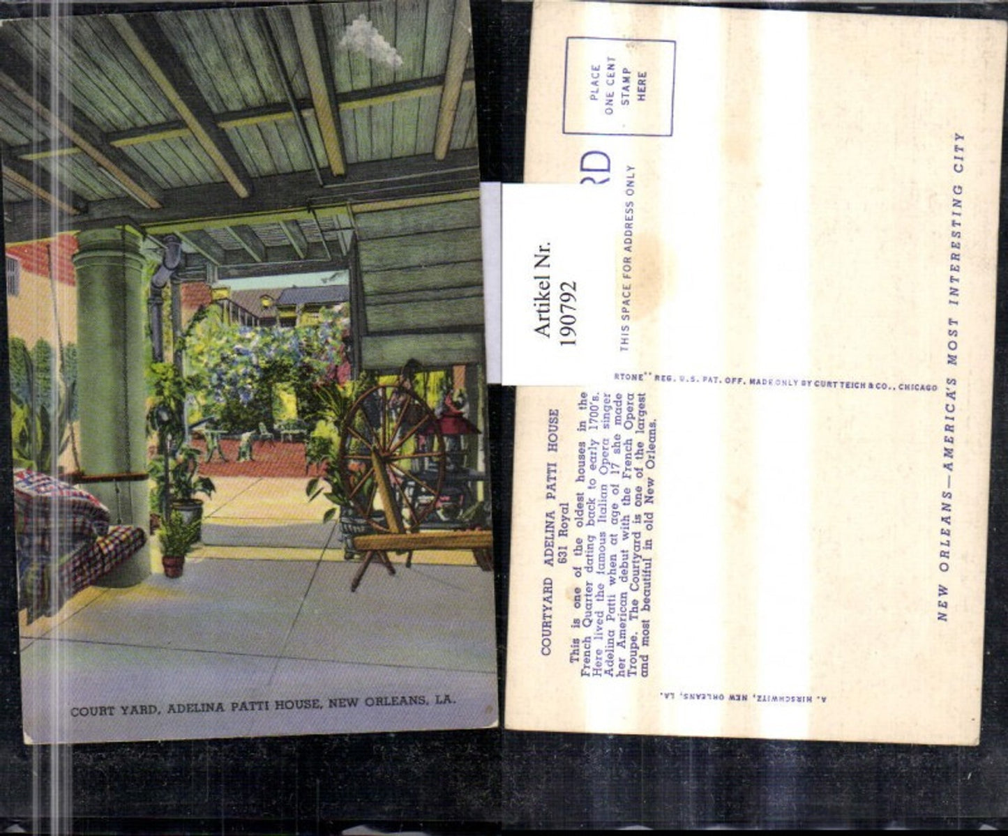 Alte Ansichtskarte – Old Postcard