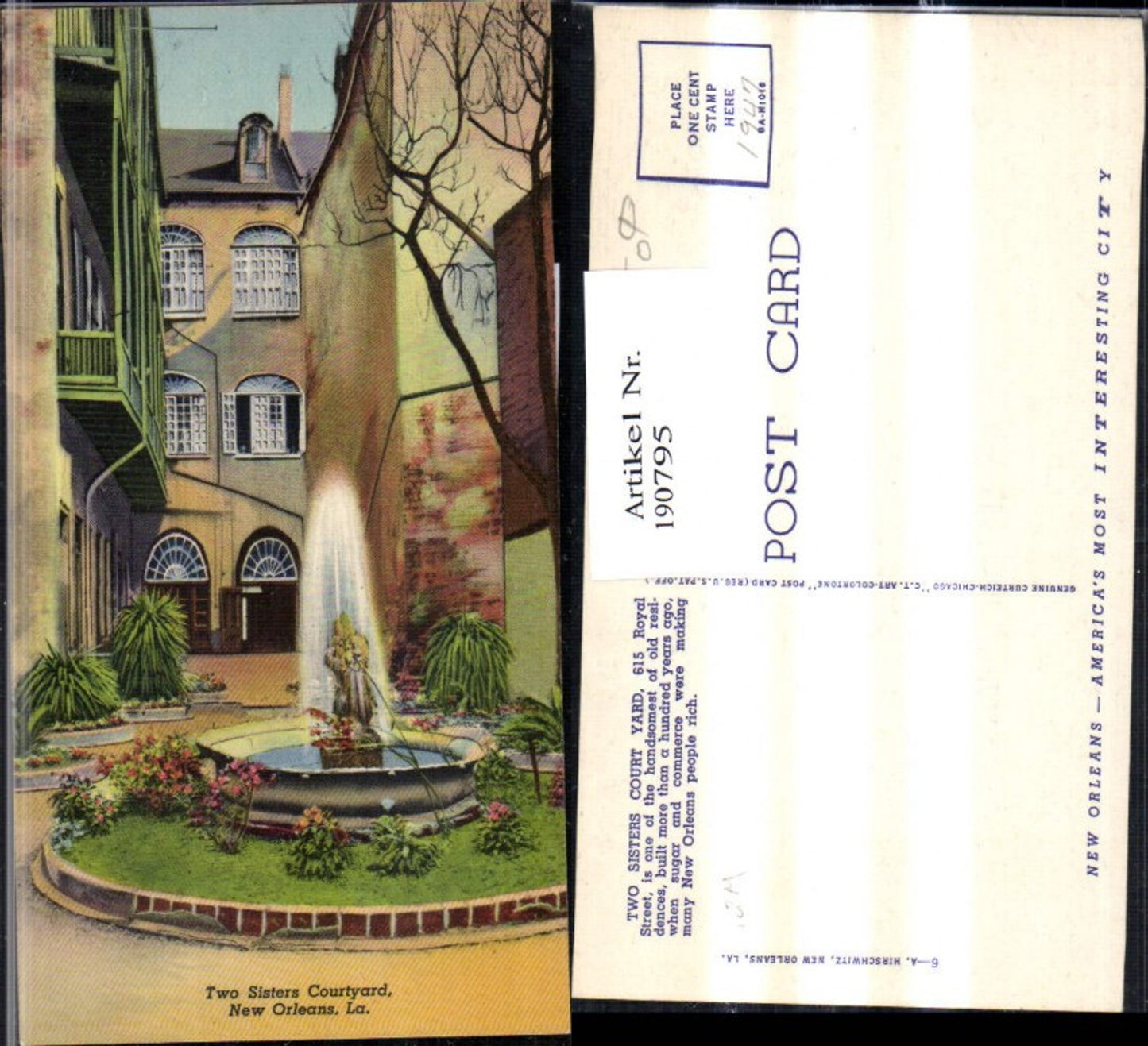 Alte Ansichtskarte – Old Postcard