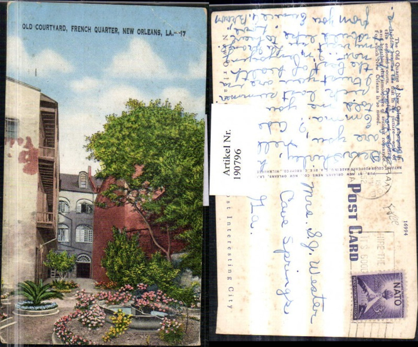 Alte Ansichtskarte – Old Postcard
