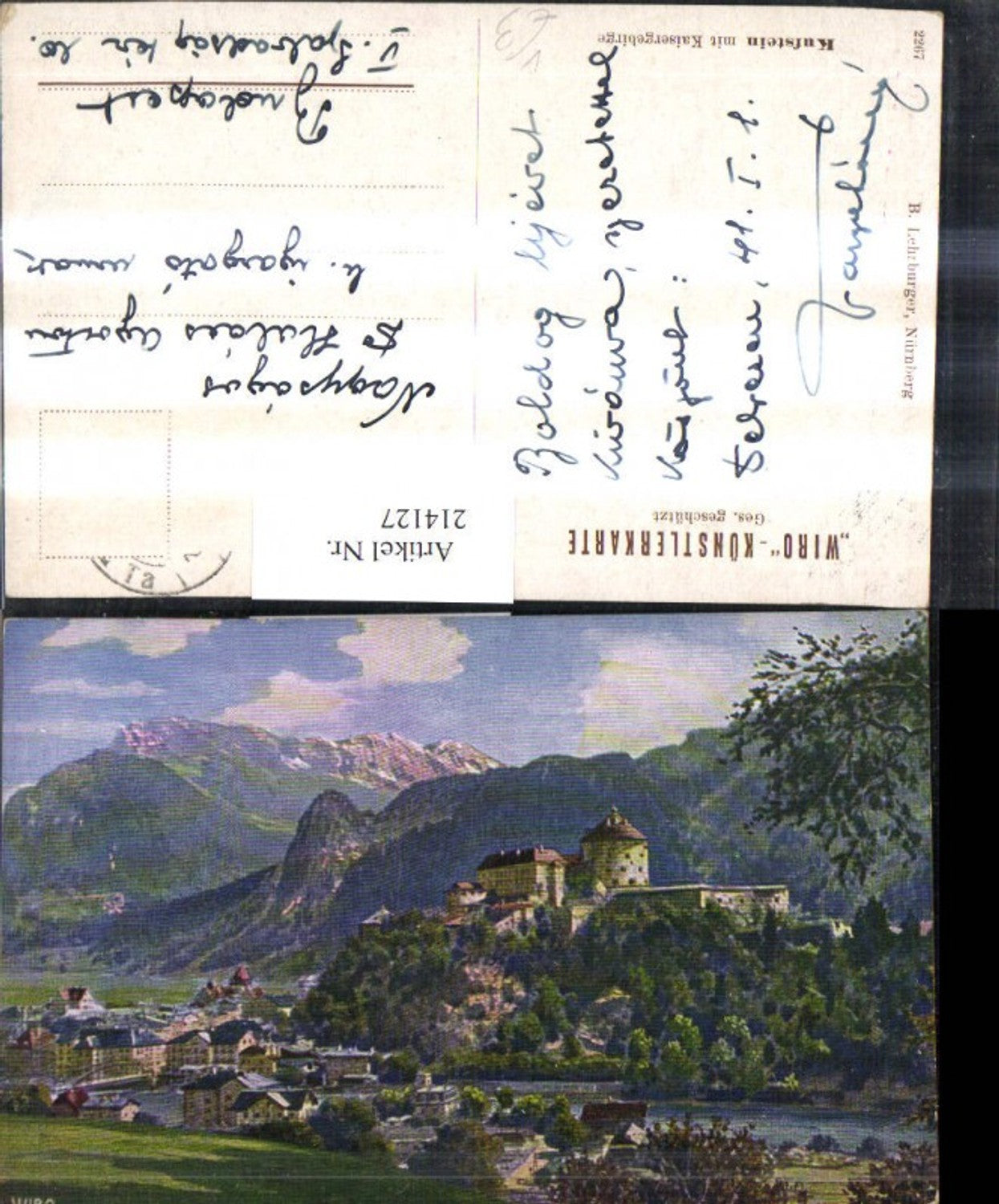 214127,Wiro AK 2267 Kufstein Teilansicht m. Kaisergebirge Festung