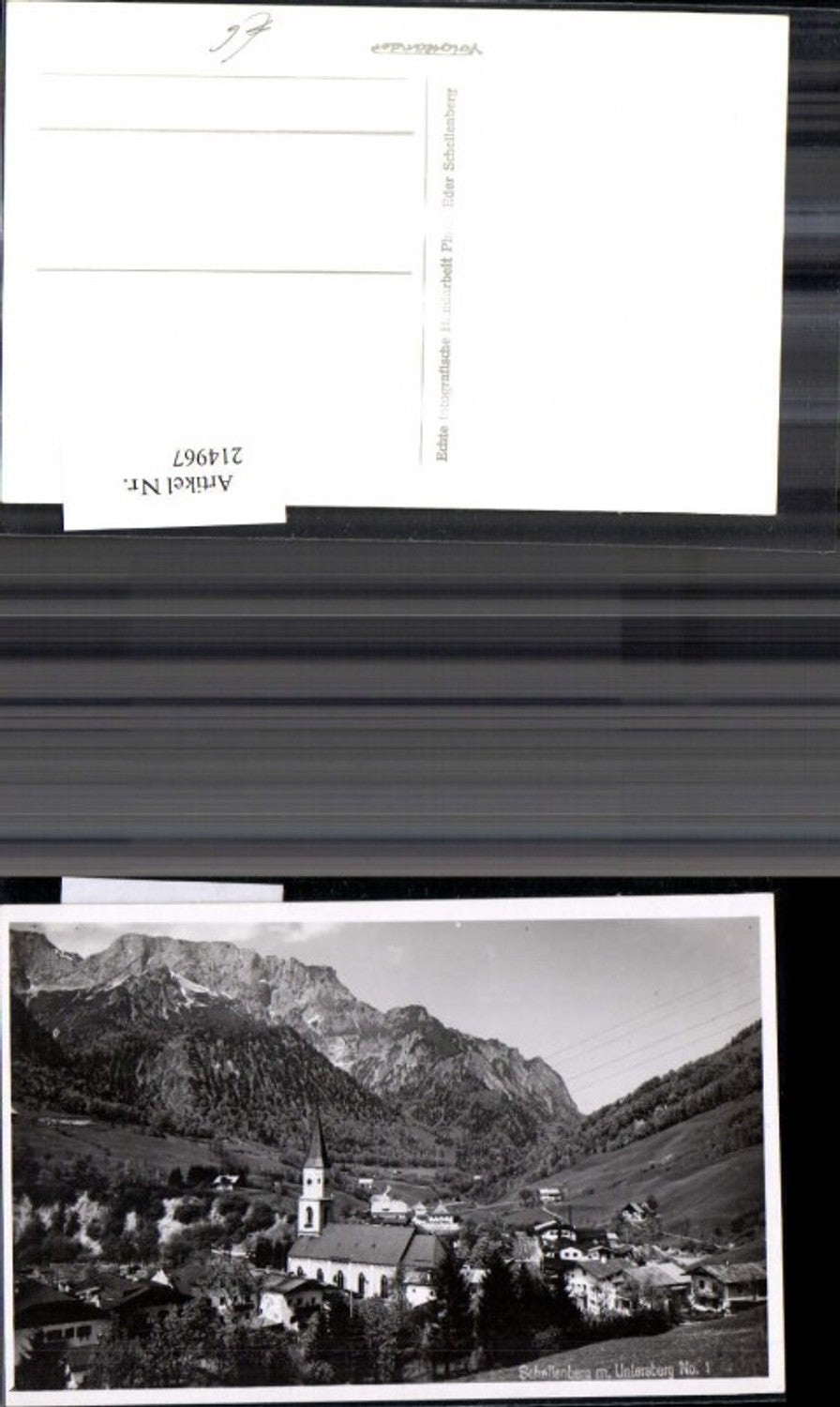 214967,Photo Ak Schellenberg m. Untersberg