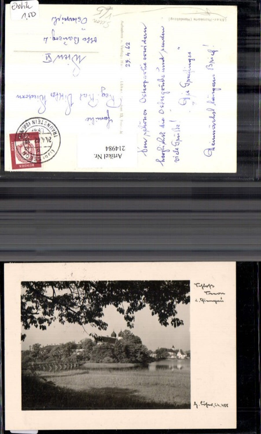 214984,Foto Ak Seeon (Seeon-Seebruck) Schloß pub Löher