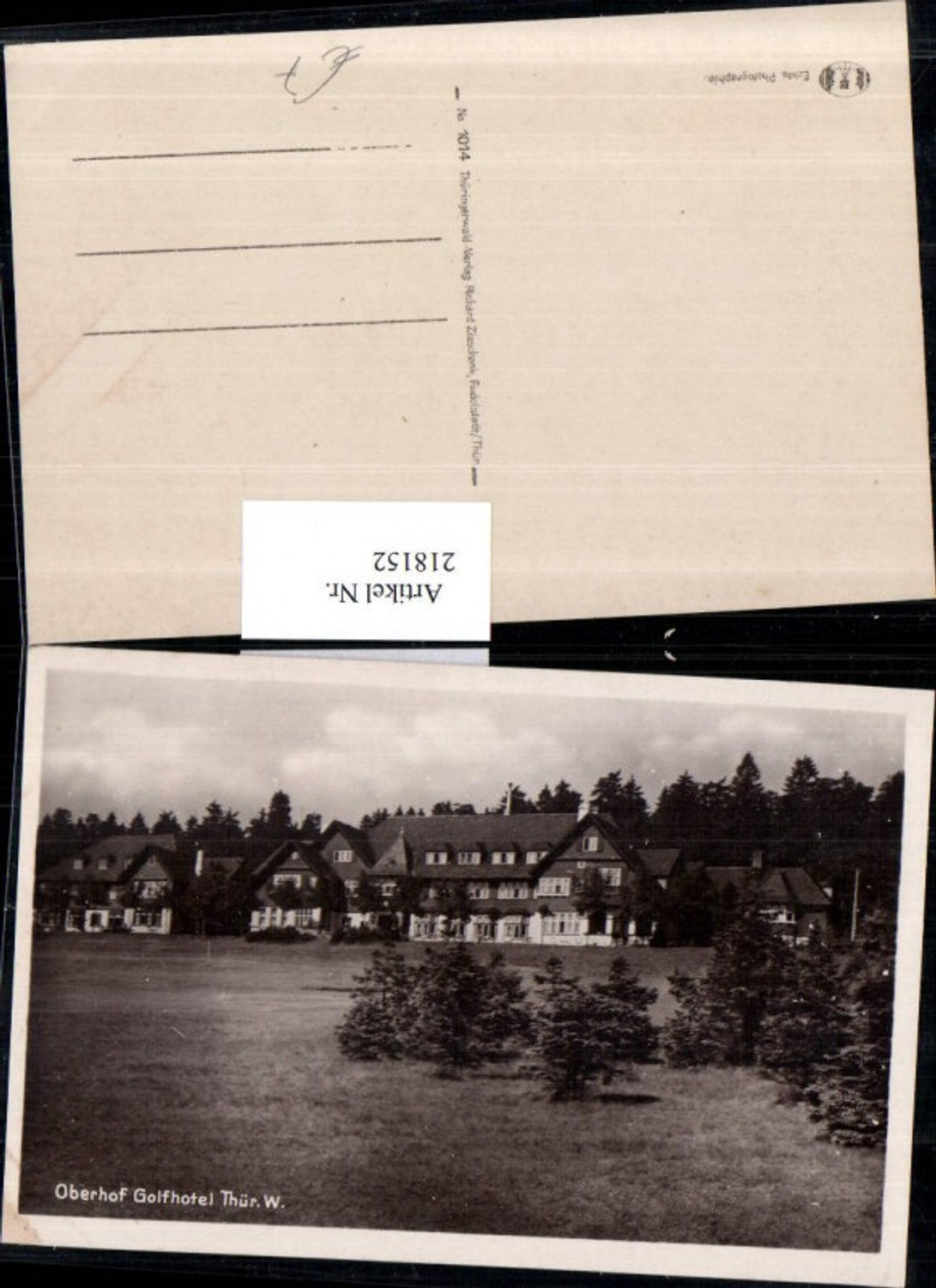 218152,Oberhof Golfhotel im Thüringer Wald