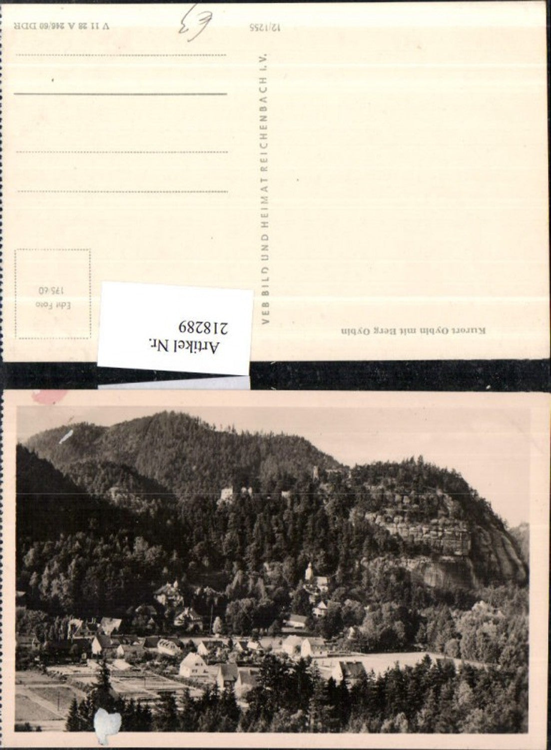 218289,Oybin Totale m. Berg Oybin