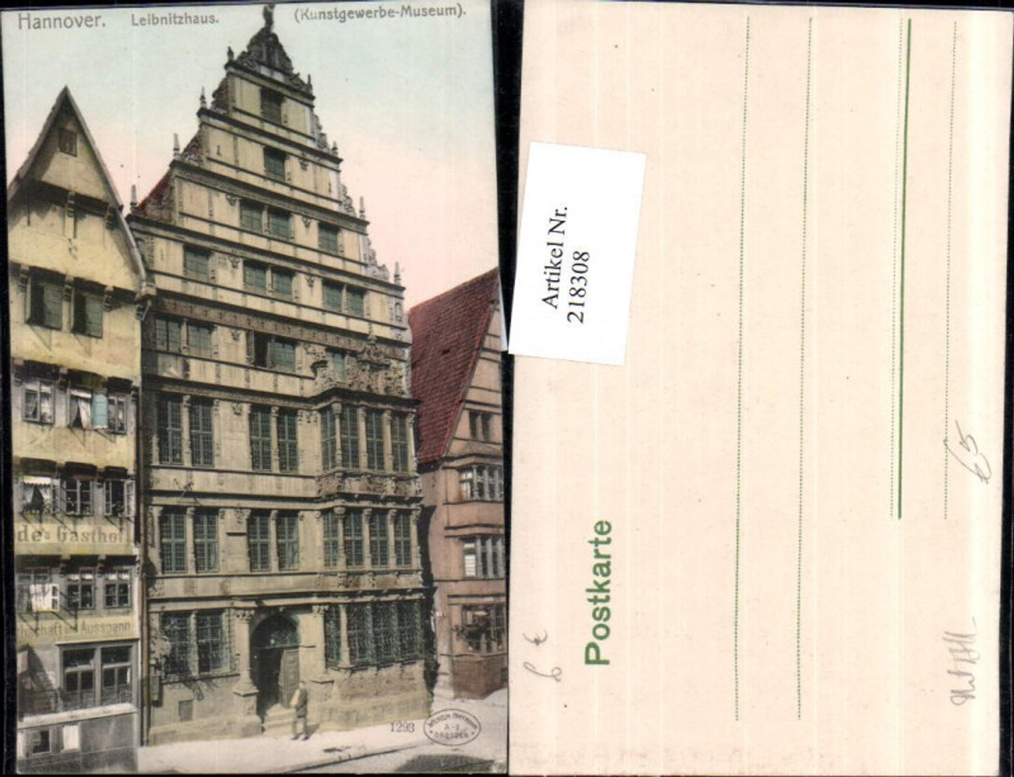 218308,Hannover Leibnitzhaus Hausansicht Kunstgewerbe-Museum