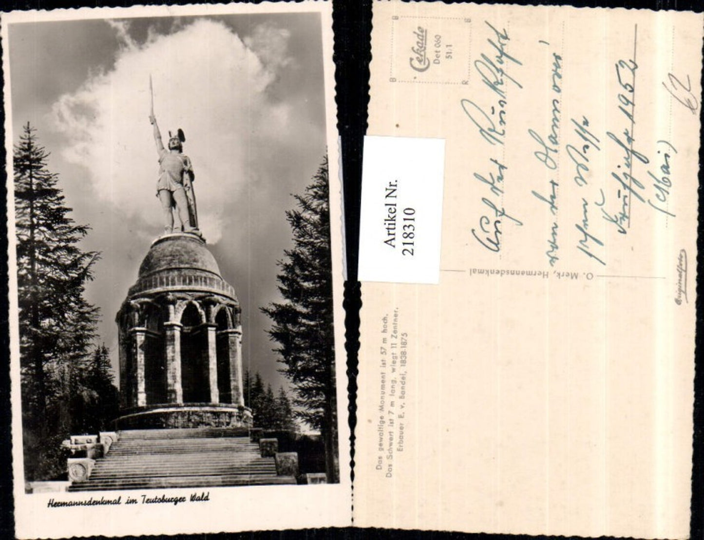 218310,Hermannsdenkmal Denkmal im Teutoburger Wald Monument