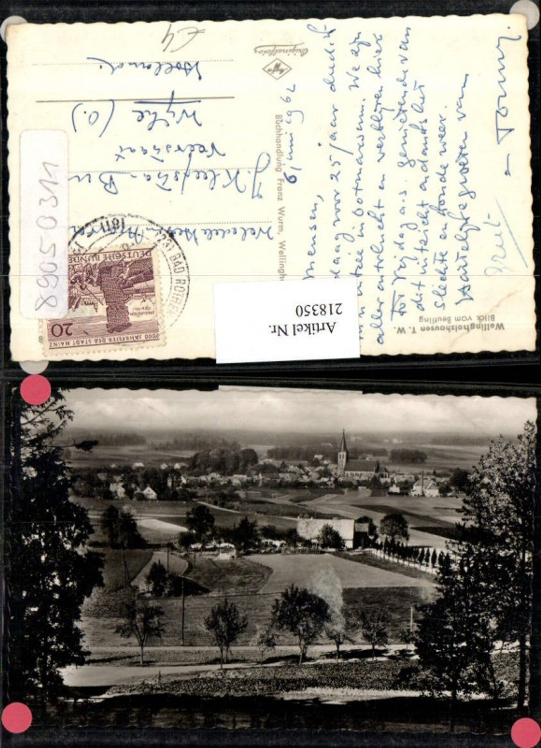 218350,Wellingholzhausen am Teutoburger Wald Blick v. Beutling Totale