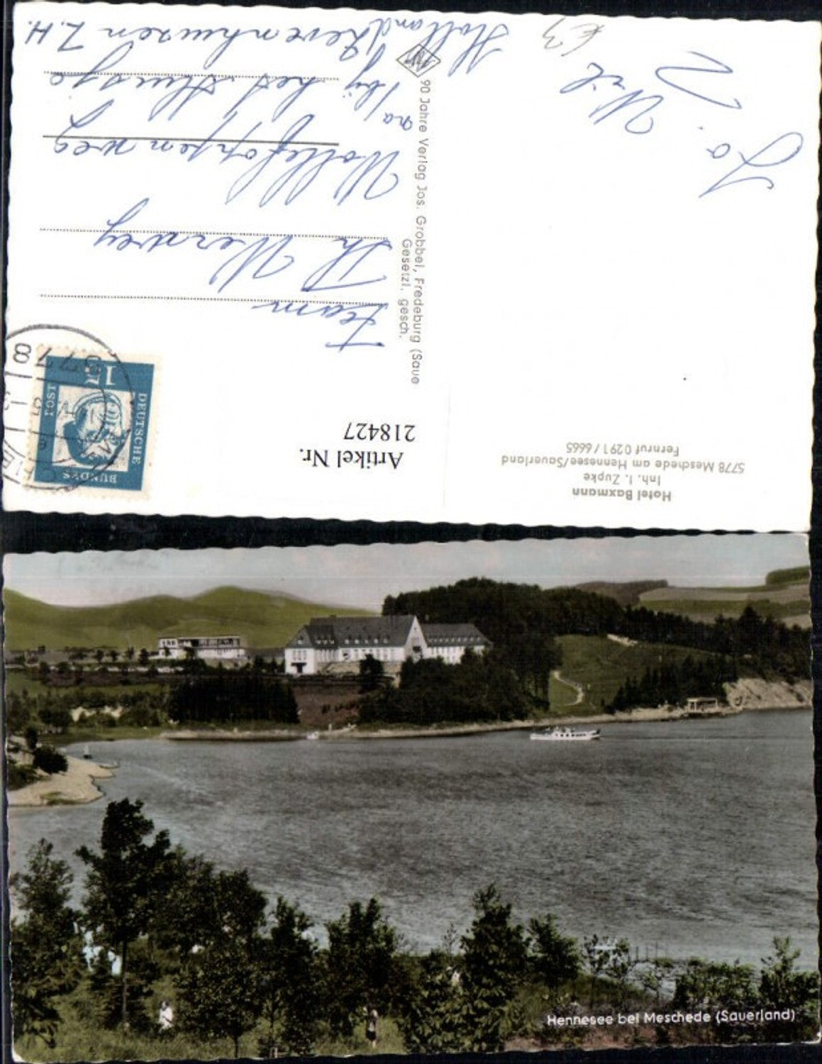 218427,Hennesee See b. Meschede im Sauerland