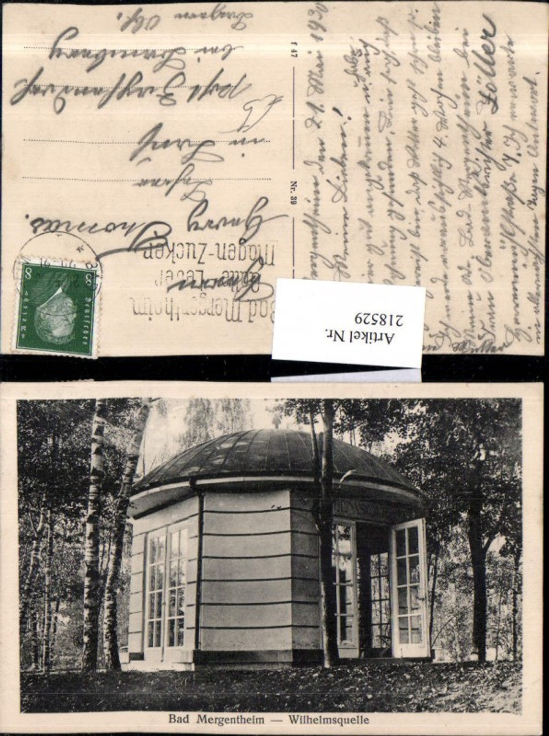 218529,Bad Mergentheim Wilhelmsquelle Quelle