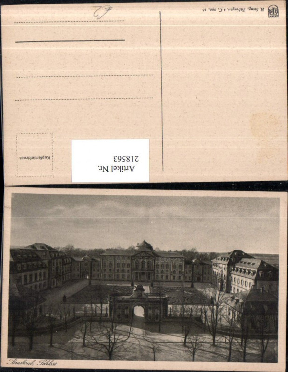 218563,Bruchsal Schloss