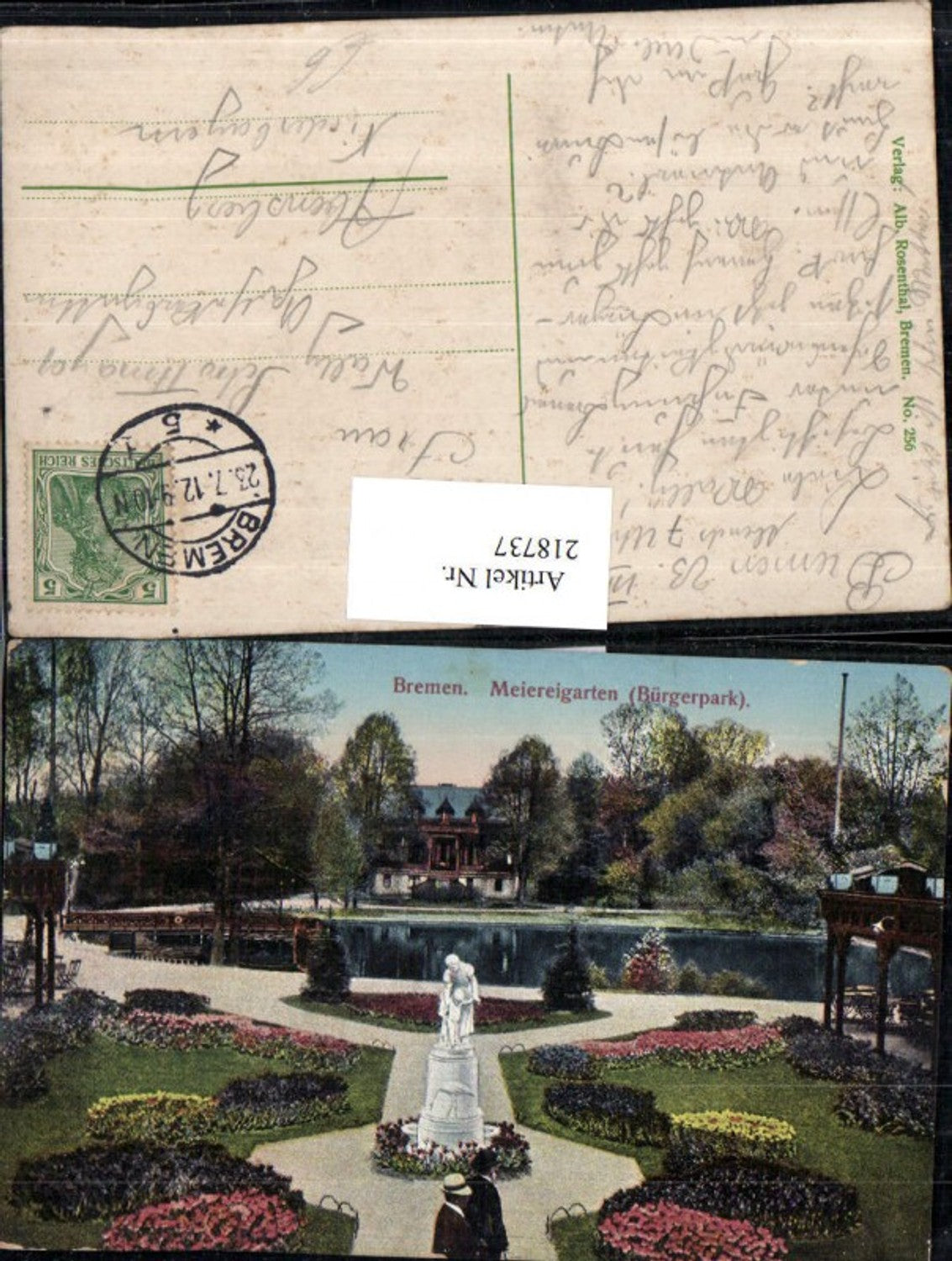 218737,Bremen Meiereigarten Garten im Bürgerpark Statue