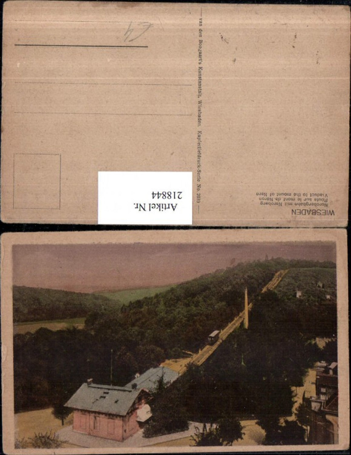 218844,Wiesbaden Nerobergbahn m. Neroberg