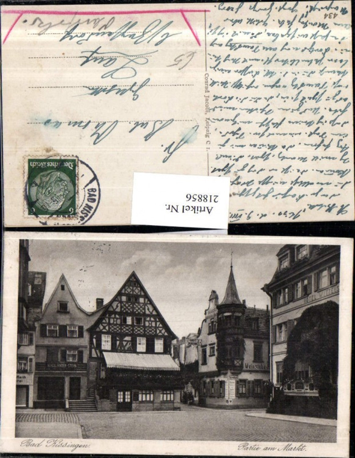 218856,Bad Kissingen Partie am Markt Geschäfte