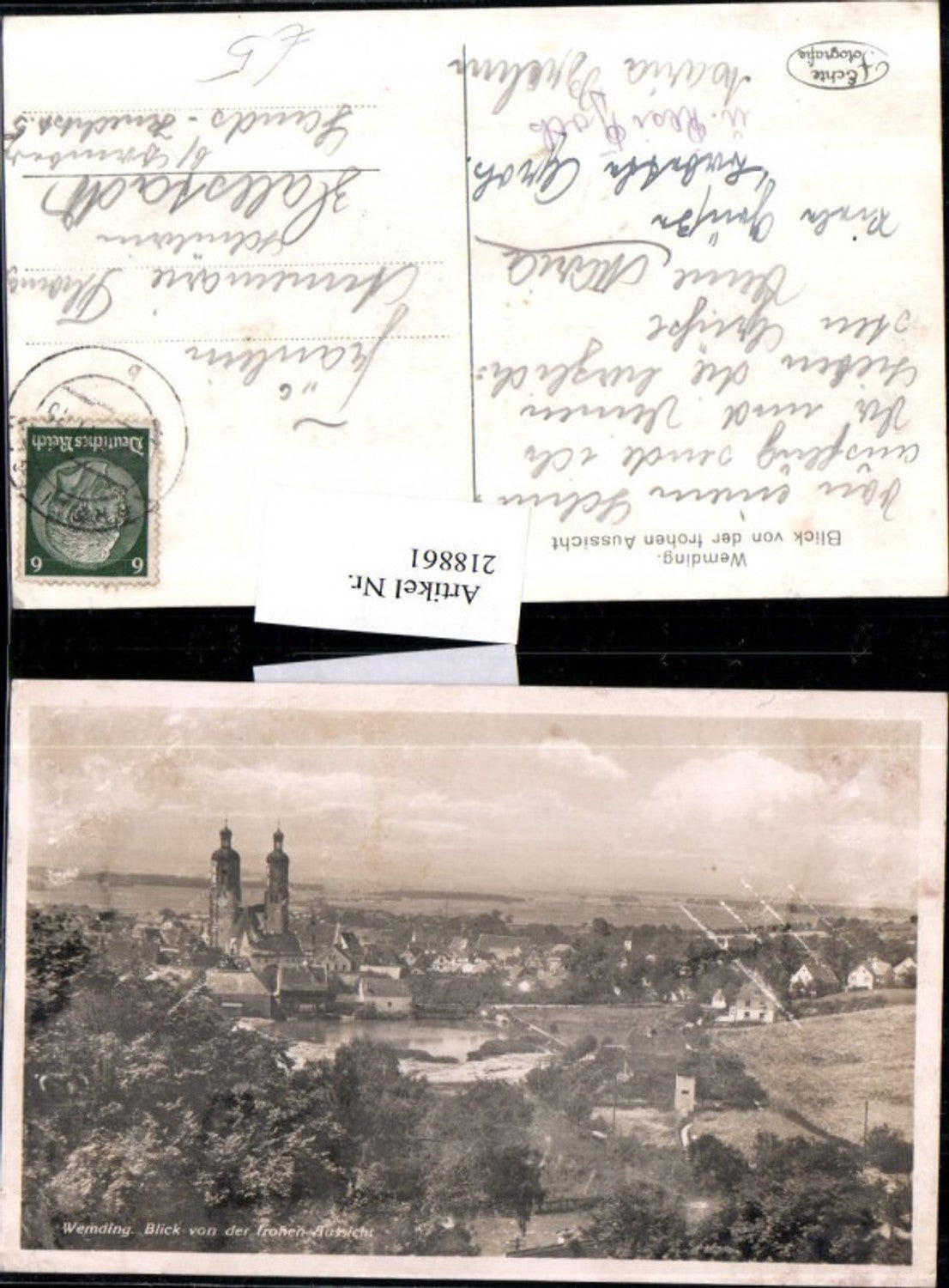 218861,Wemding Totale Blick v. d. Frohen-Aussicht